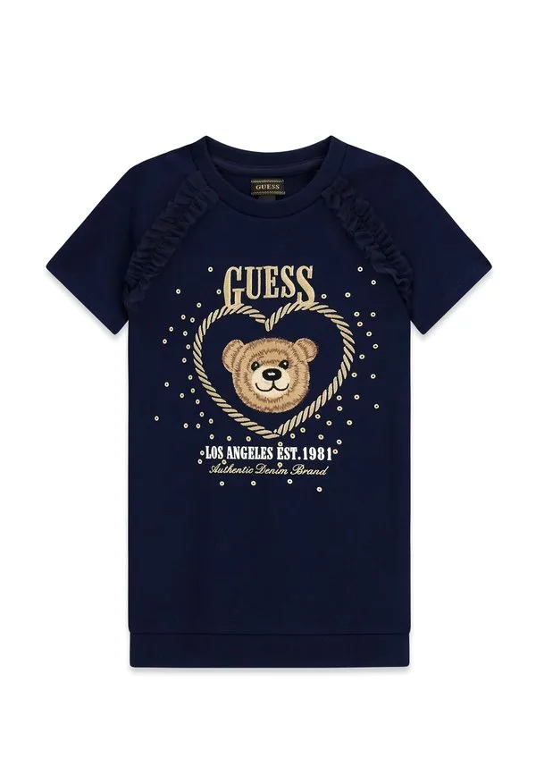 Платье punto milano kleid day dress Guess, Blau