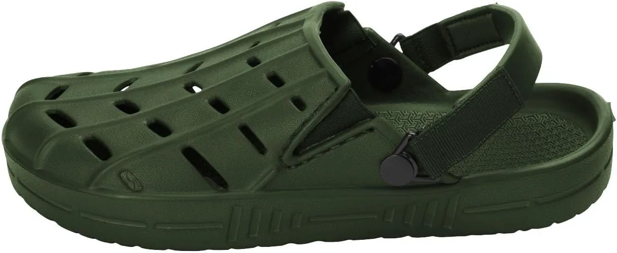 

Мужские водонепроницаемые клогги KingSize для любого рельефа, зеленый