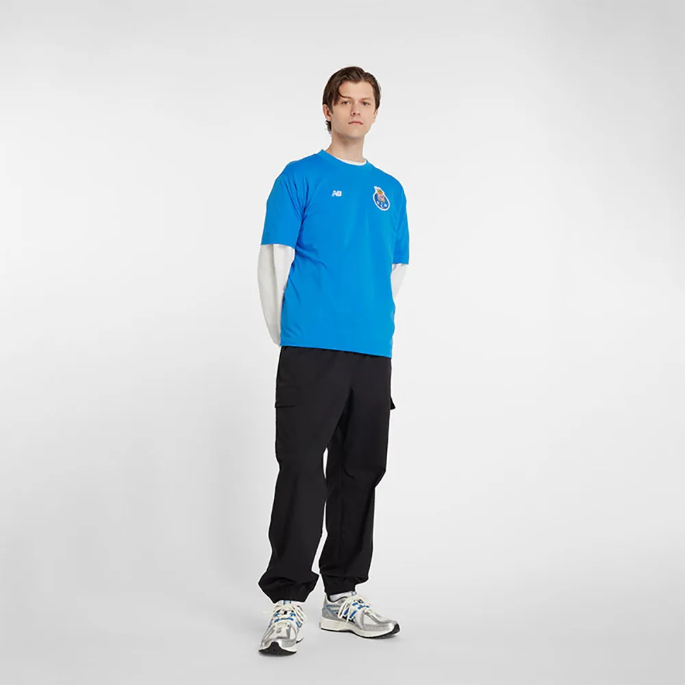 

Футболка с коротким рукавом New Balance FC Porto Small Logo 24/25, синий