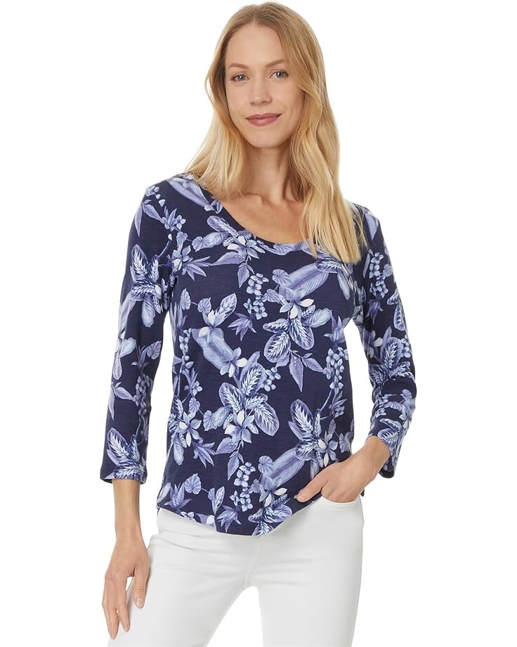 

Футболка Tommy Bahama Ashby Isles Hightide Flora Tee, цвет Coastline