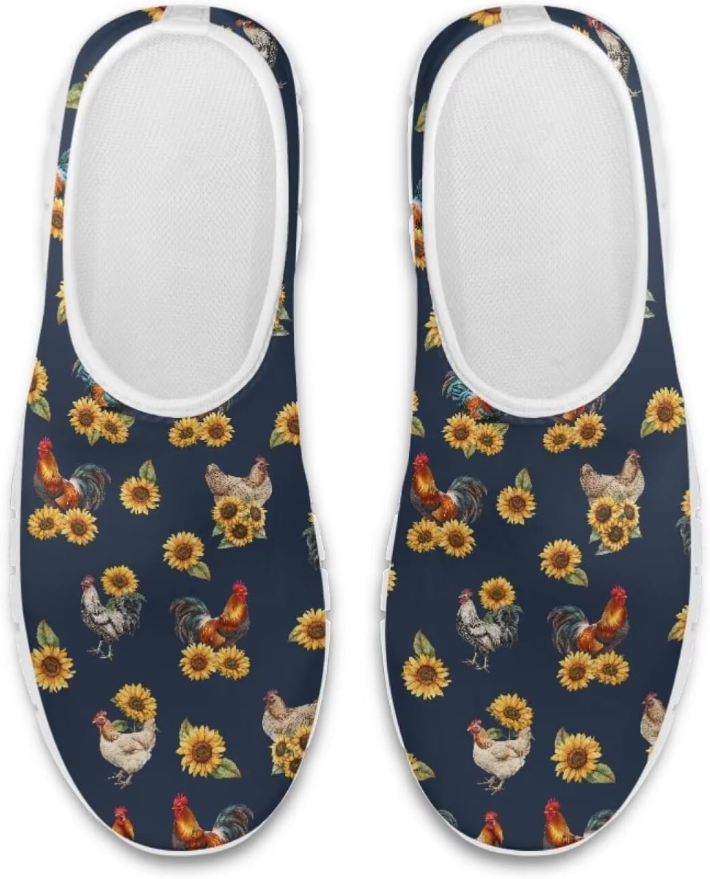 

Кроссовки Chaqlin, лоферы, противоскользящие, низкие, без шнурков, женская модная обувь, мужские лоферы, прогулочные теннисные туфли, Sunflower Rooster