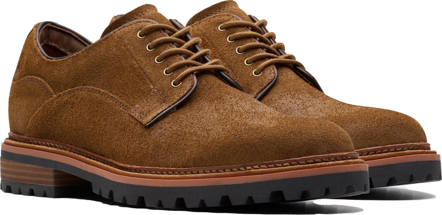 Мужские оксфорды Clarks Clarkridge Lo, коричневый — фото 4