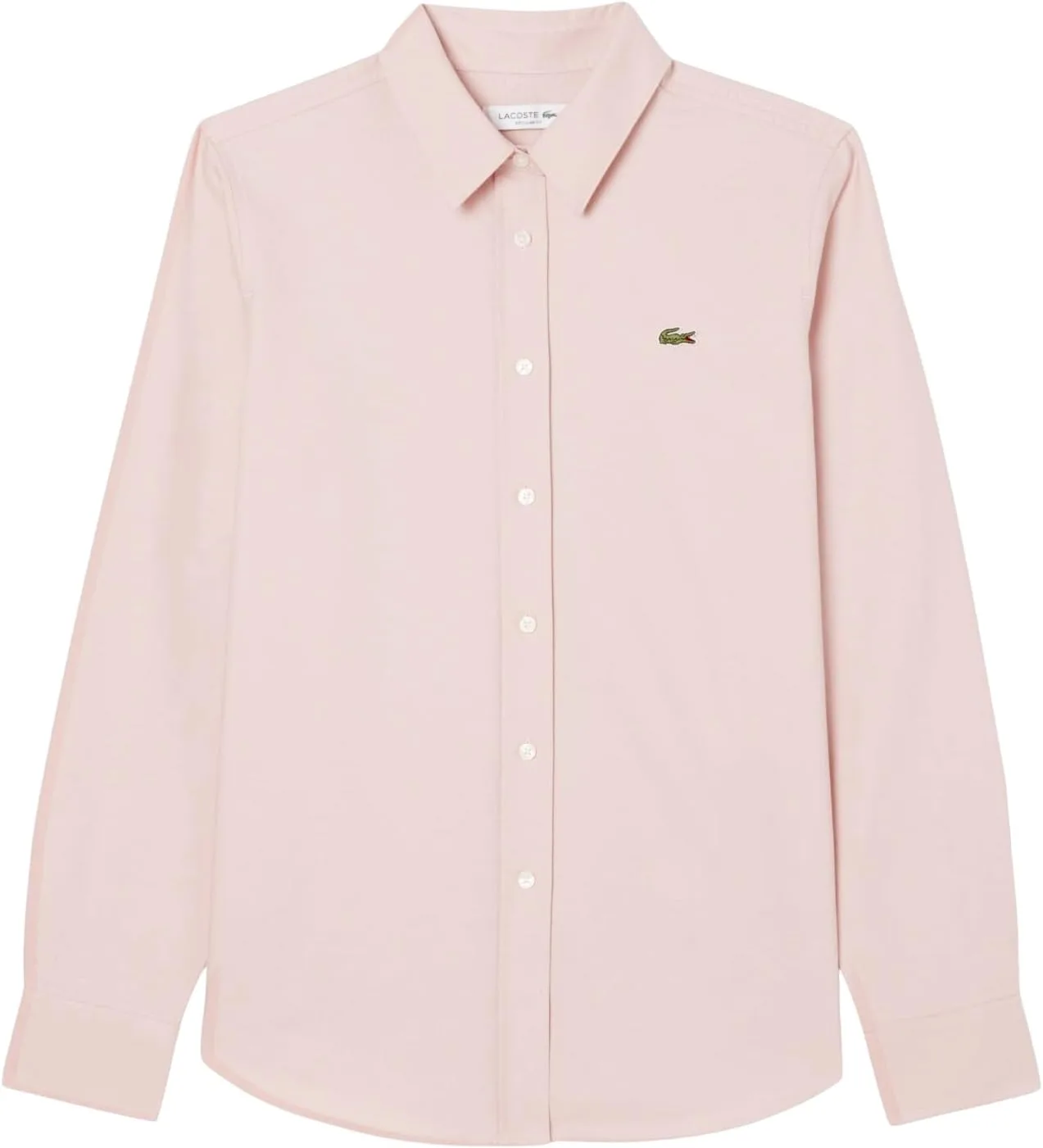 Рубашка Lacoste Оксфорд стандартного кроя, светло-розовый