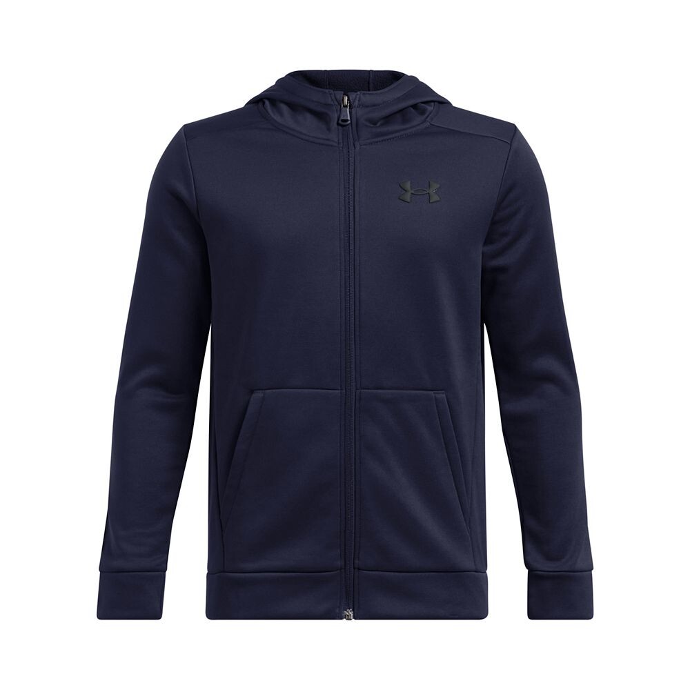 

Толстовка Under Armour Fleece с молнией во всю длину для мальчиков 8–20 лет, цвет Midnight Navy