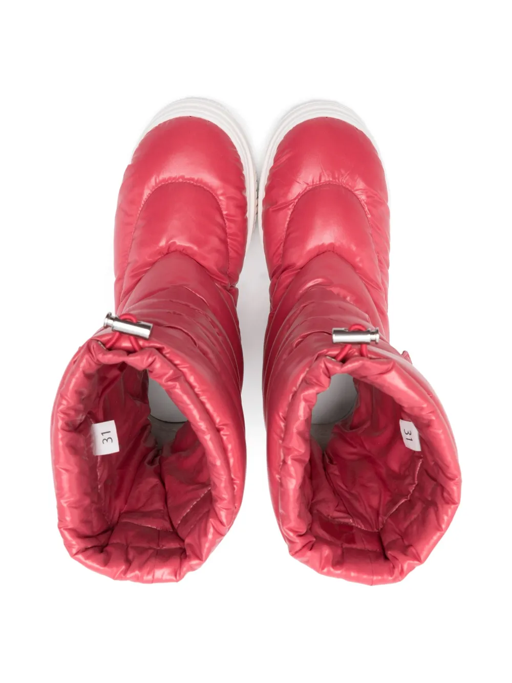 Утепленные снегоступы Gaia Moncler Enfant, розовый — фото 3