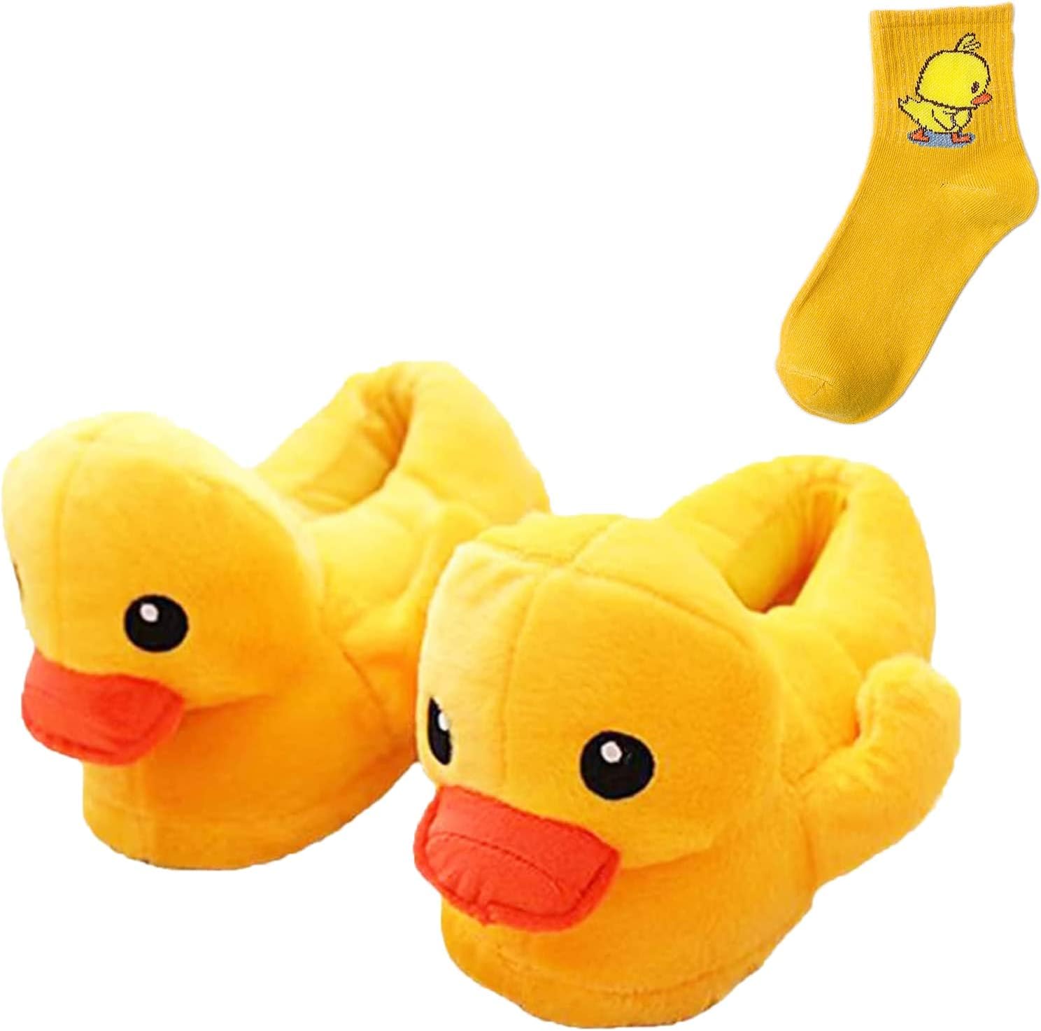 

Тапочки Miahhy Duck - мягкие и комфортные домашние тапочки, забавные тапочки с животными в виде милых лапок утят, Style B