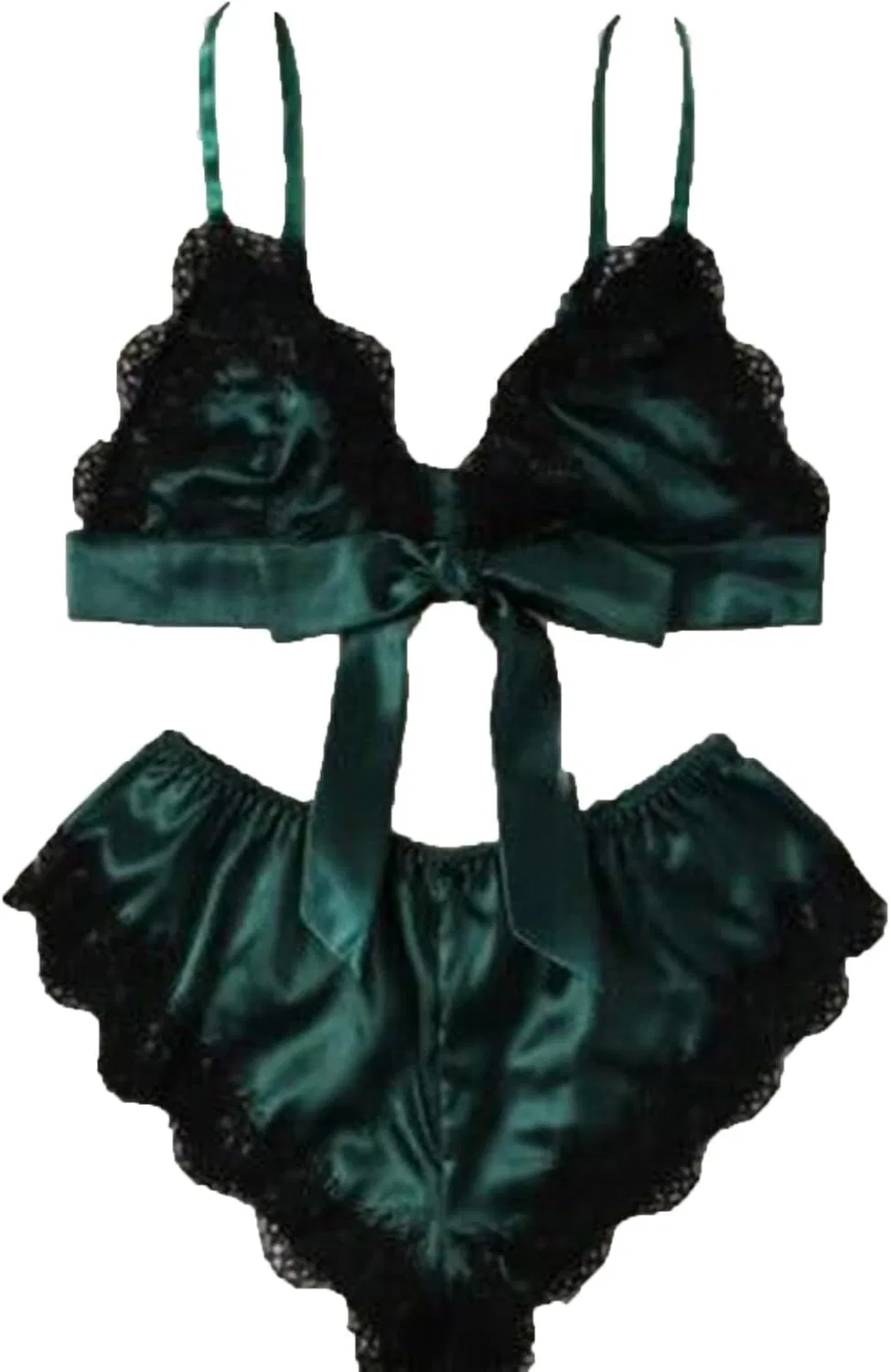 Комплект пижамы кружевной Army Green