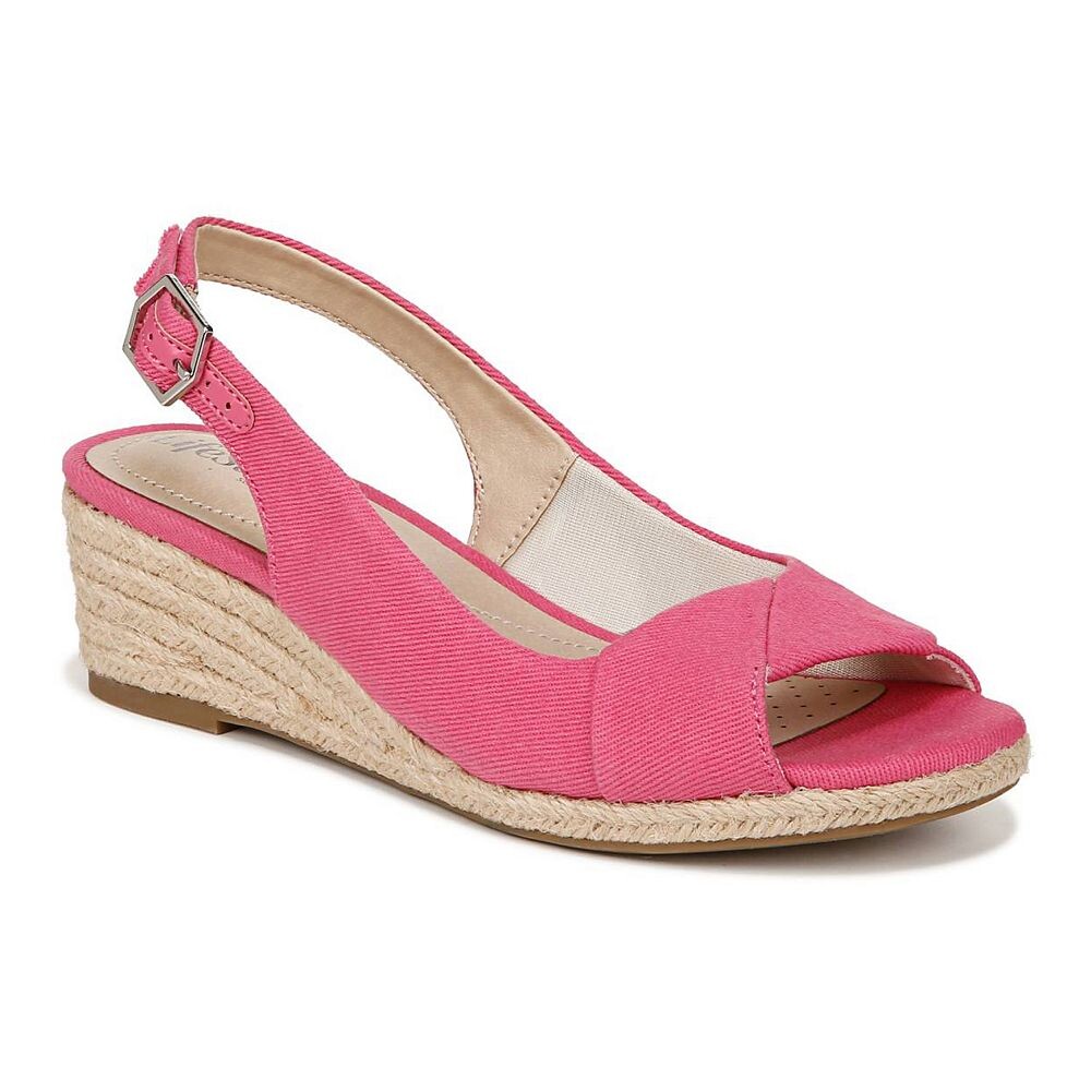 

LifeЖенские босоножки на танкетке Stride Socialite LifeStride, цвет French Pink