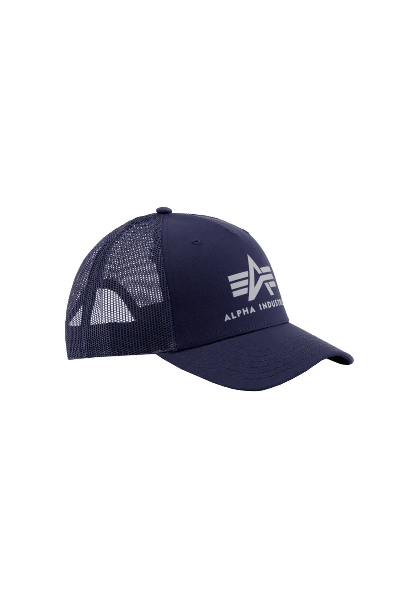 

Кепка Alpha Industries Trucker "Аксессуары Alpha Industries - Головной убор Базовая кепка дальнобойщика", синий