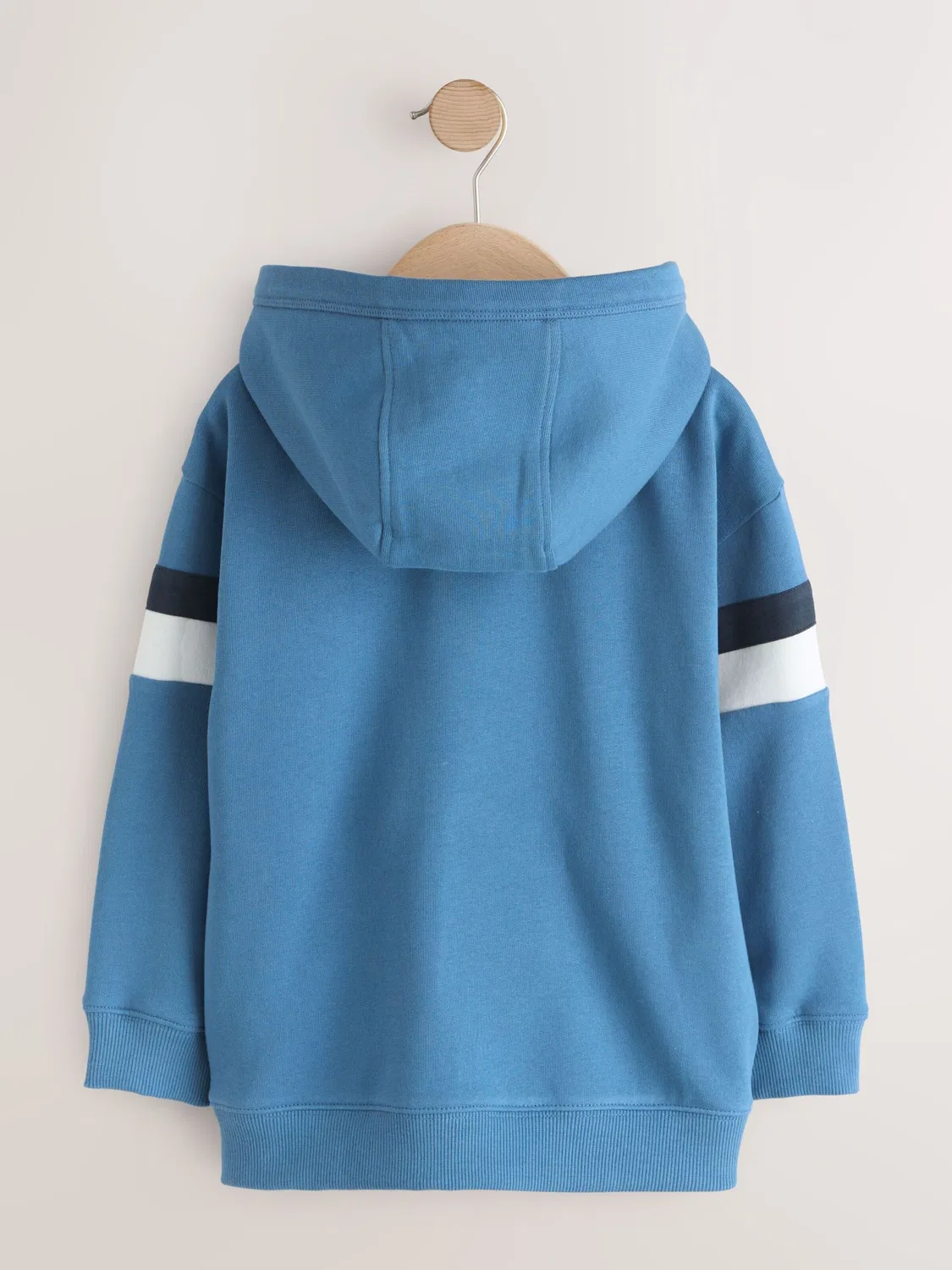 Толстовка на молнии Next, Navy/Light Blue — фото 2