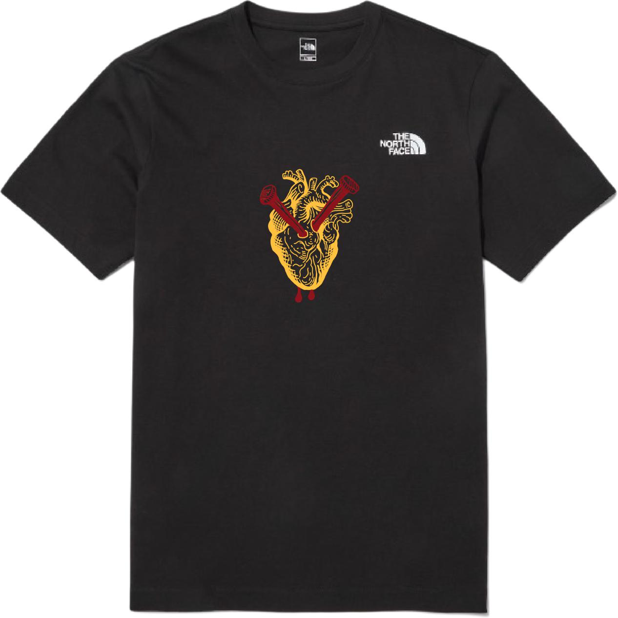 

THE NORTH FACE Футболка унисекс черная, Черный, THE NORTH FACE Футболка унисекс черная