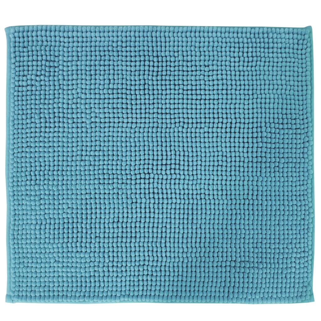 

SunDeluxe коврик для ванной синель 45x50см бирюзовый нескользящий коврик для ванной с глубоким ворсом оздоровительный коврик для ванной впитывающий и пушистый DILUMA