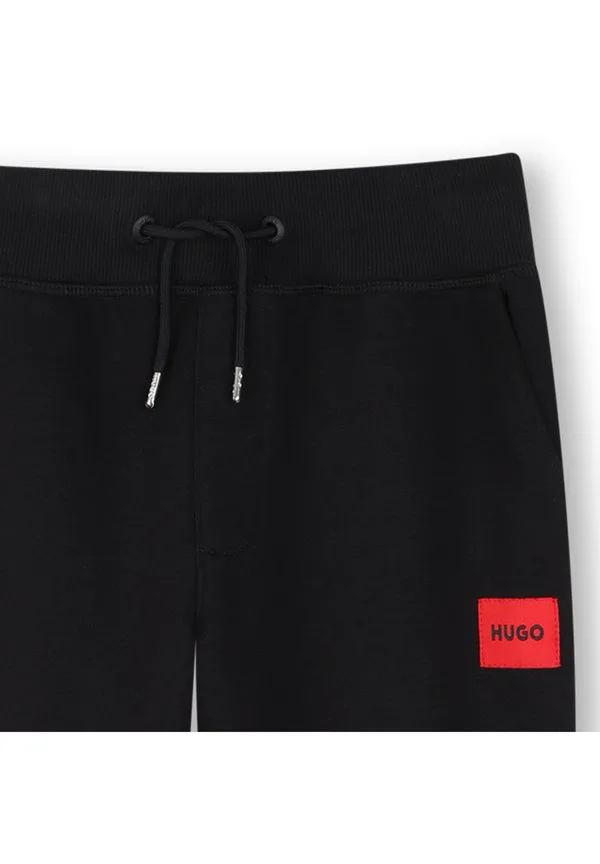 Спортивные штаны, штаны для спортивного костюма Hugo Kids, Black — фото 3