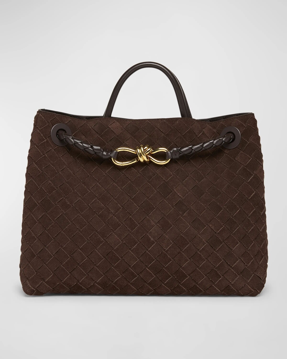 

Средняя большая сумка Andiamo Bottega Veneta, цвет Fondant