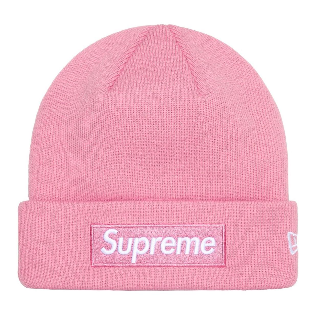 

Supreme Шапка-бини New Era Box Logo, Pink