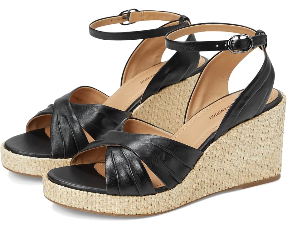 Туфли Johnston & Murphy Marcia Cross-Band Sandal, черный