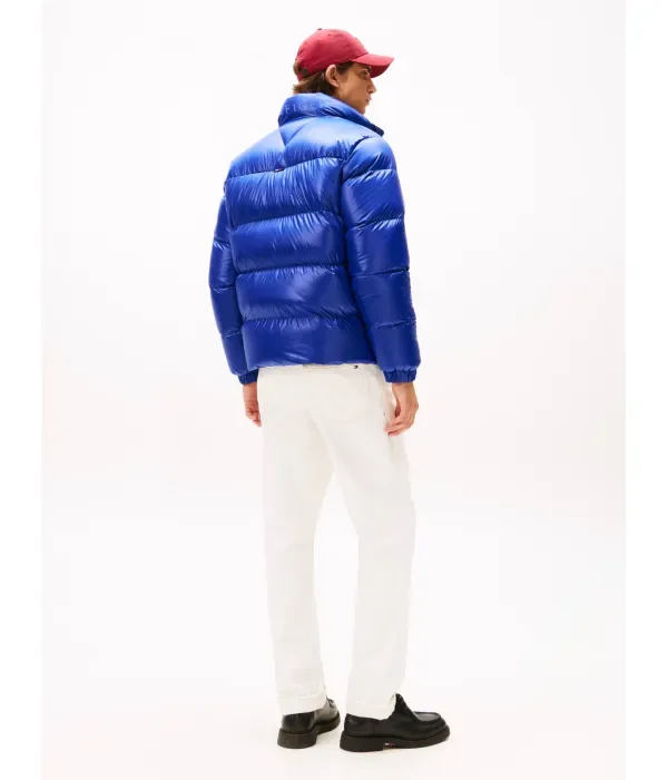 Блестящая пуховая куртка regular fit Tommy Hilfiger, васильковый — фото 3
