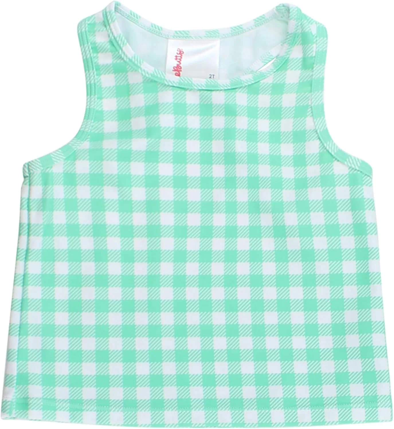 Детский активный топ RuffleButts, Spring Bud Gingham