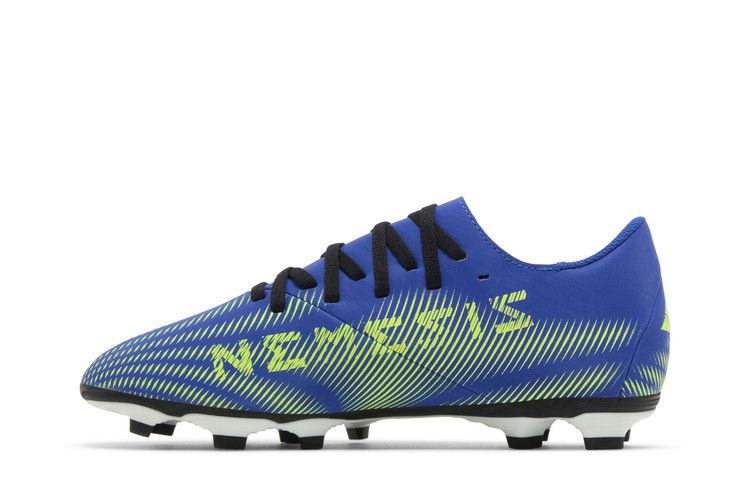 Бутсы adidas Nemeziz.4 FxG J 'Tension Tape', синий — фото 4