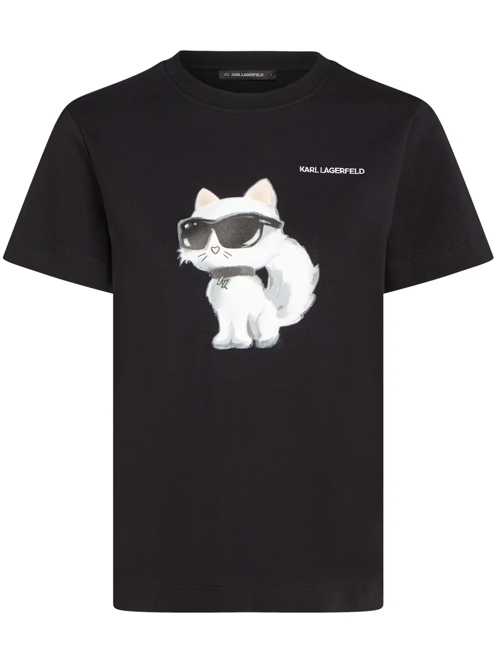 

Футболка Ikon Choupette KARL LAGERFELD, черный