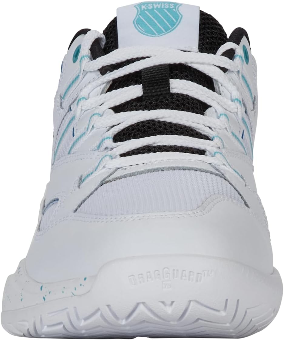 Мужские кроссовки для пиклбола K-Swiss Tura Team, белый/черный/синий/ярко-синий — фото 3