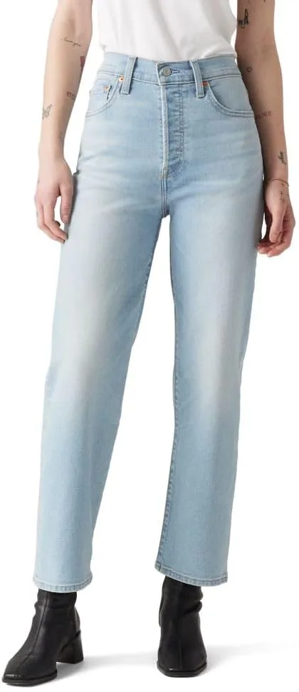 Levi's Women's Ribcage прямые укороченные джинсы, Once In Awhile