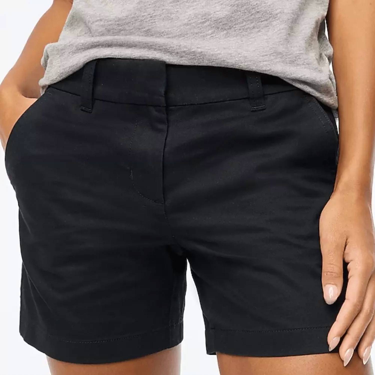 

5" Классические шорты Чинос черного цвета J.Crew