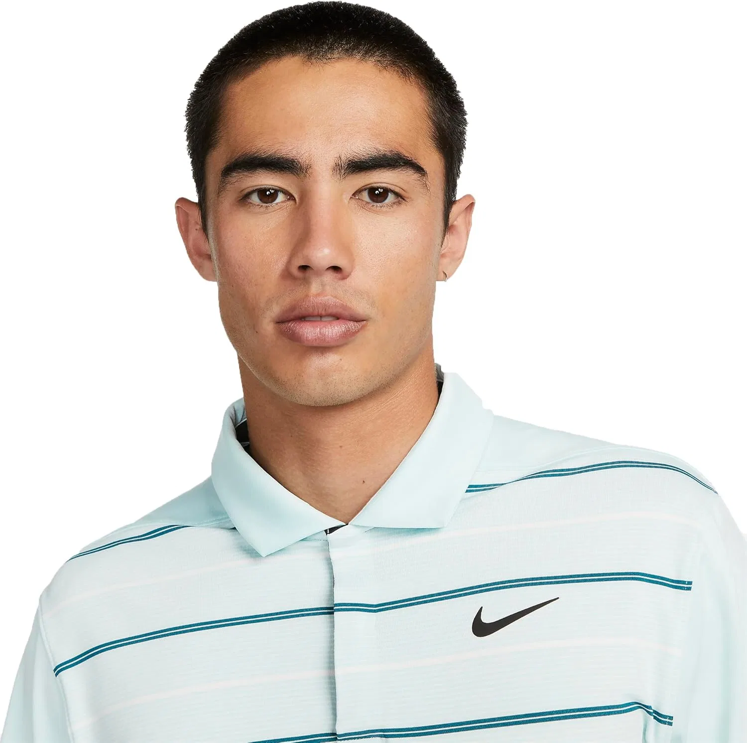 Мужская полосатая рубашка поло для гольфа Nike Dri-FIT Tiger Woods — фото 3