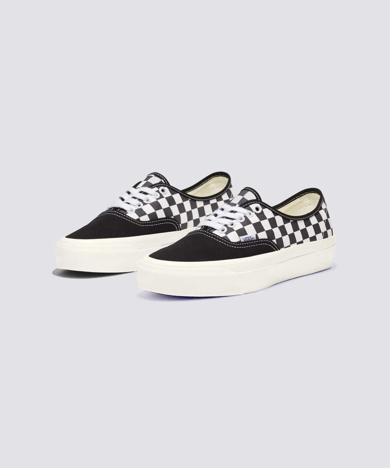 Унисекс кеды VANS Authentic 44 CHECKERBOARD чёрно-белые — фото 2