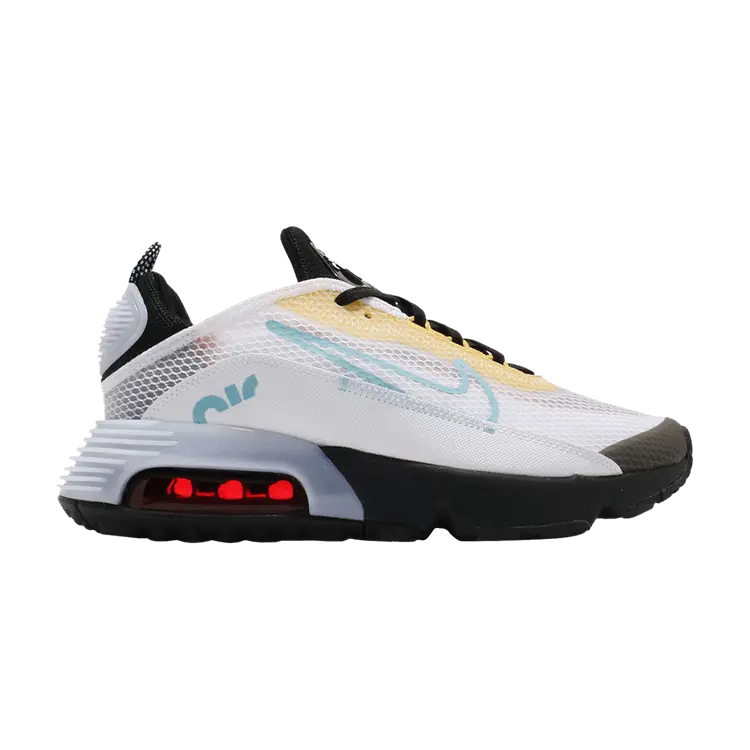 

Кроссовки Nike Air Max 2090 GS 'White Yellow Aqua', белый