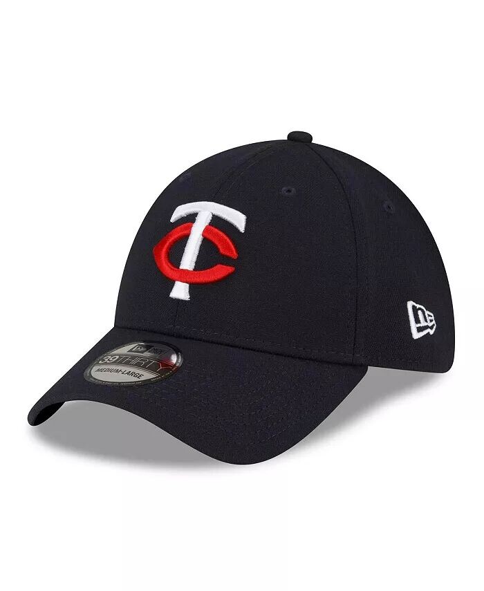 

Мужская темно-синяя шляпа Minnesota Twins 2023 Team Classic Home 39THIRTY Flex Hat New Era, синий