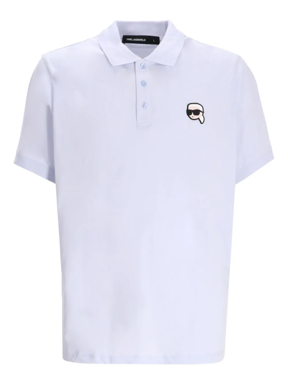 

Рубашка поло с аппликацией Ikon KARL LAGERFELD, фиолетовый