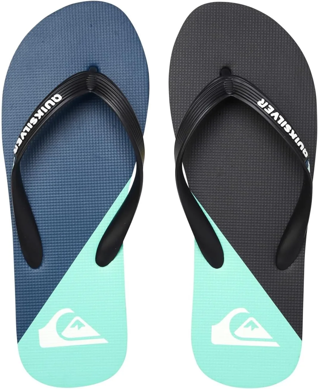 Мужские сандалии Quiksilver Molokai New Wave, черный/синий — фото 3