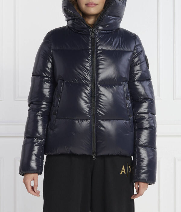 

Куртка женская Save The Duck утепленная с капюшоном, синий