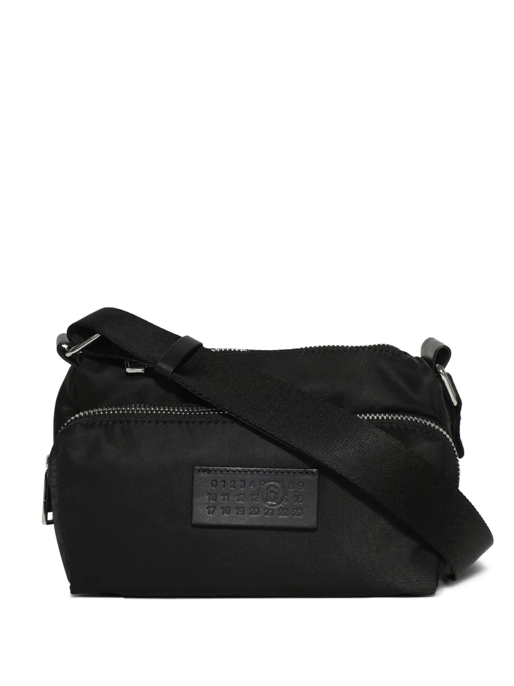 

Сумка через плечо с нашивкой MM6 Maison Margiela, черный