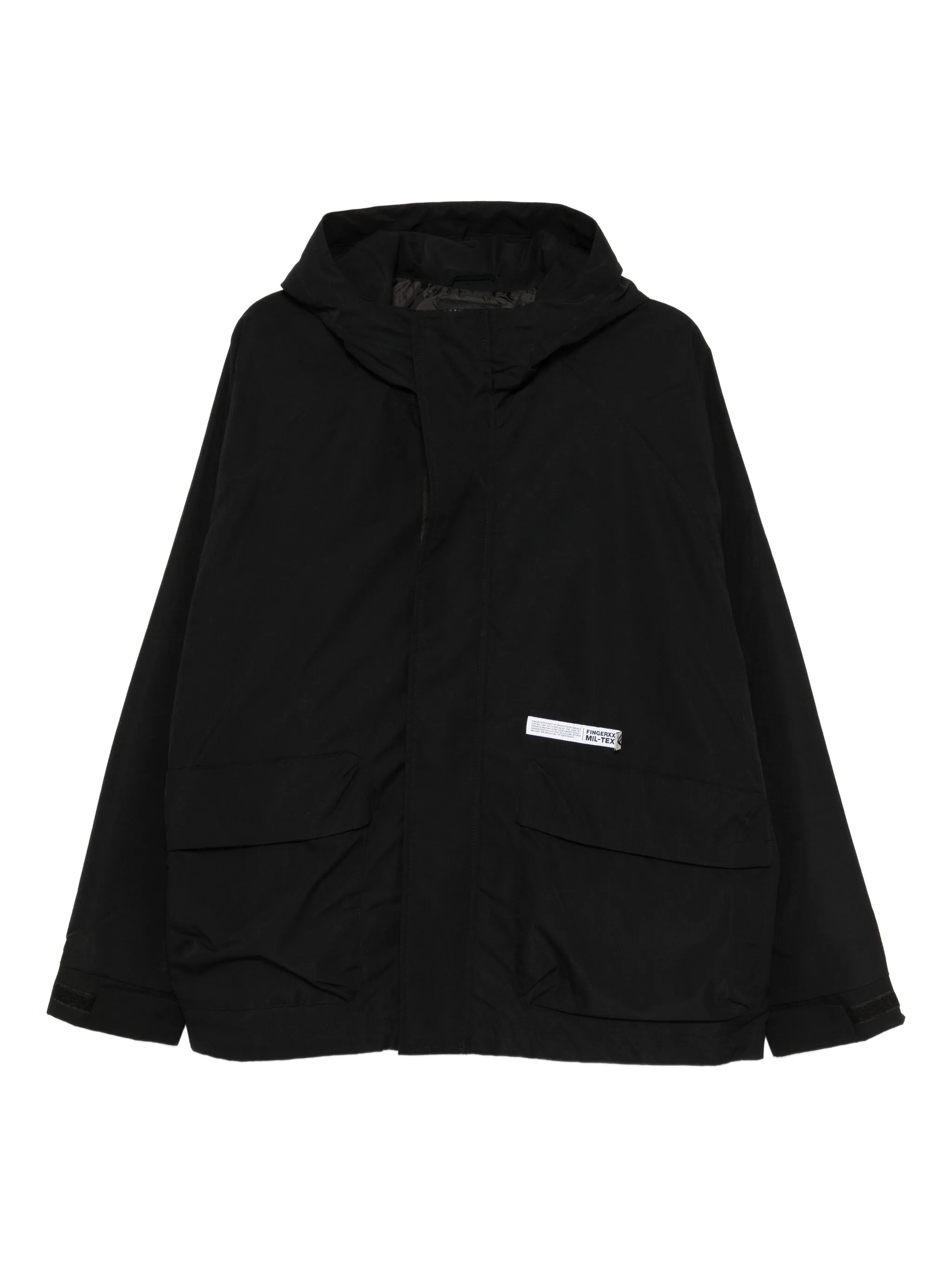 

Куртка с нашивкой-логотипом Fingercroxx, черный