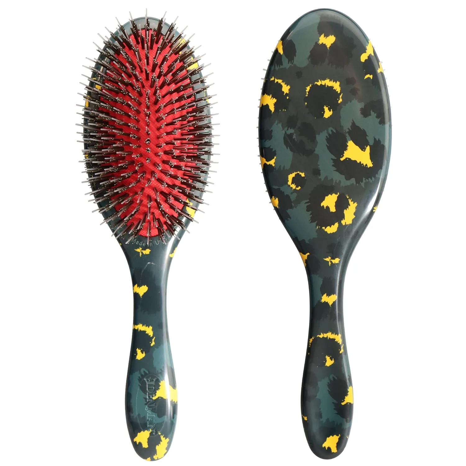 Denman Boar Bristle Hair Brush - щетка для волос с натуральной щетиной для укладки, блеска и распутывания, для всех типов волос D81M, Wildcat