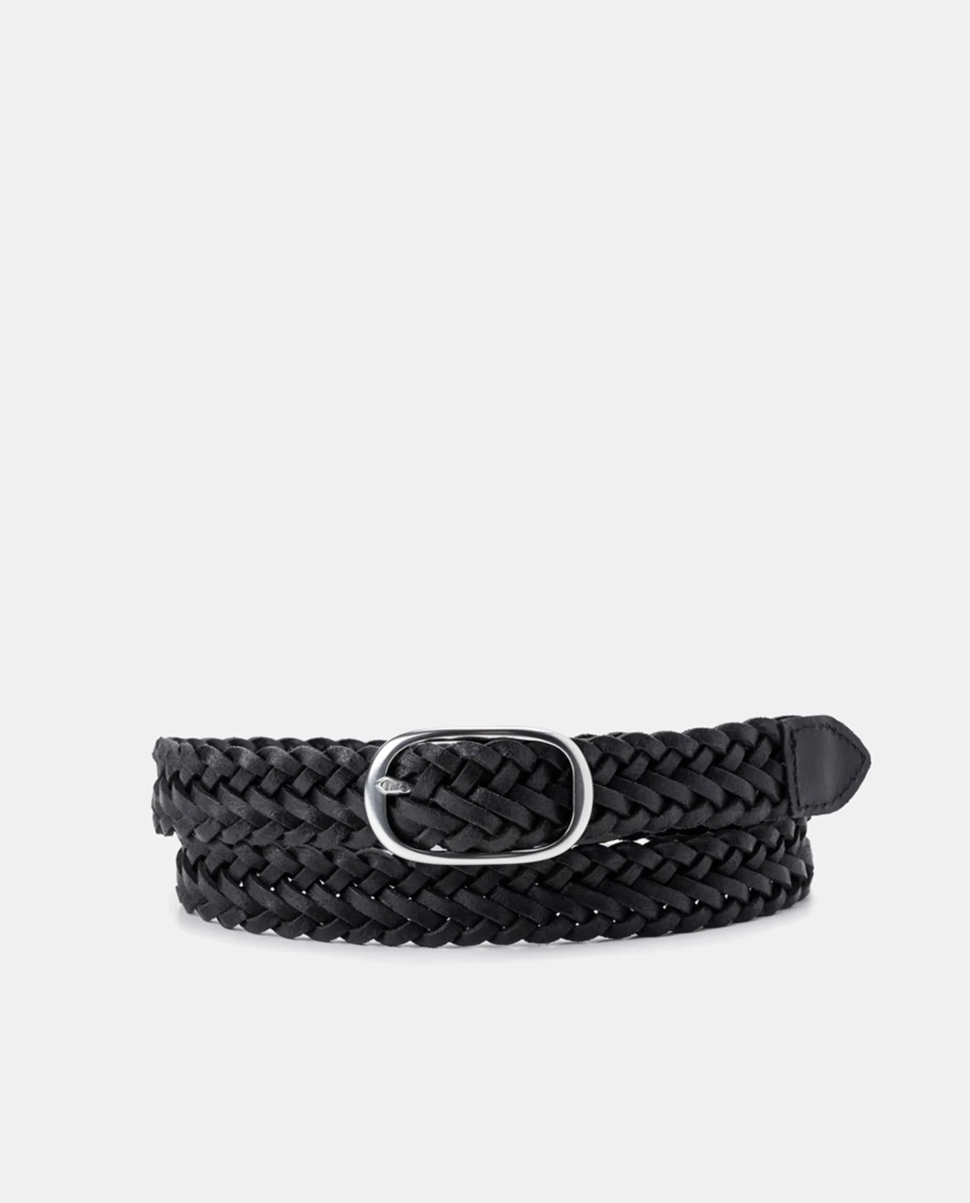 

Плетеный кожаный ремень Чарли Брейд Levi'S, черный