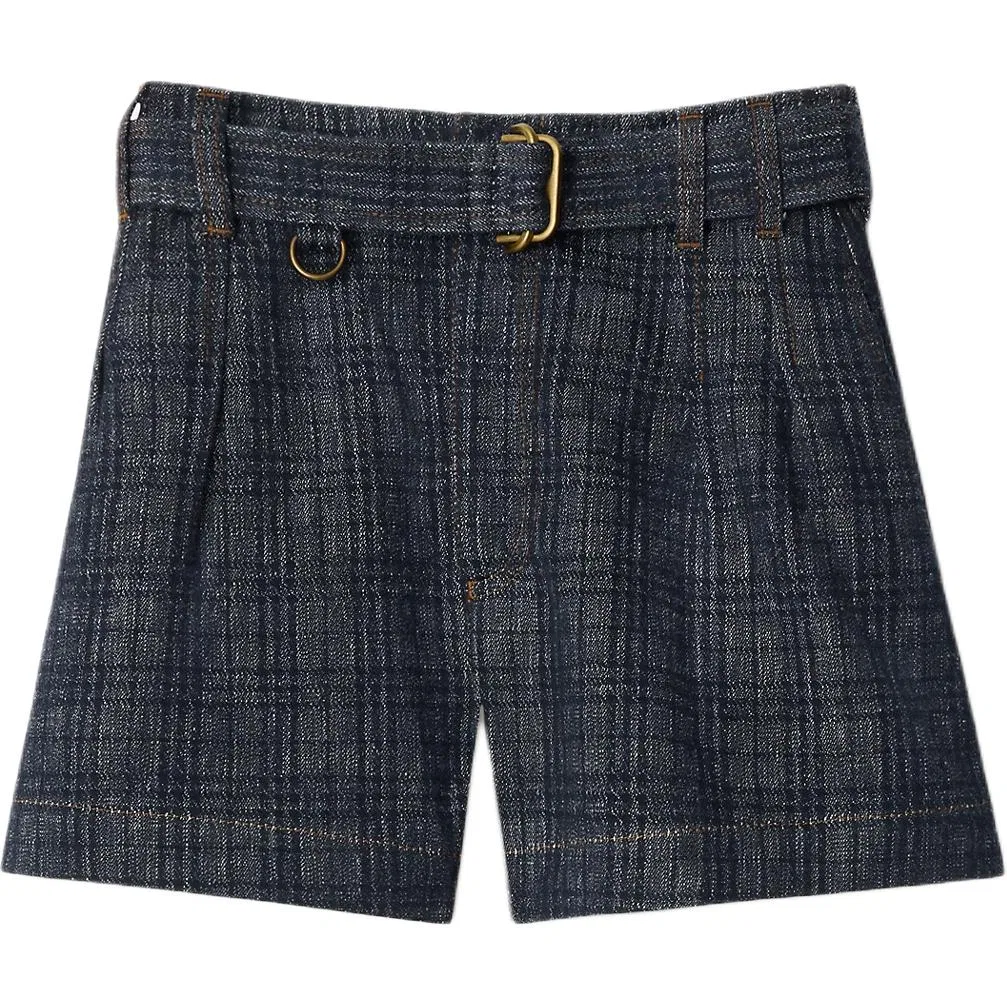 Джинсовые шорты Burberry SS25 Indigo