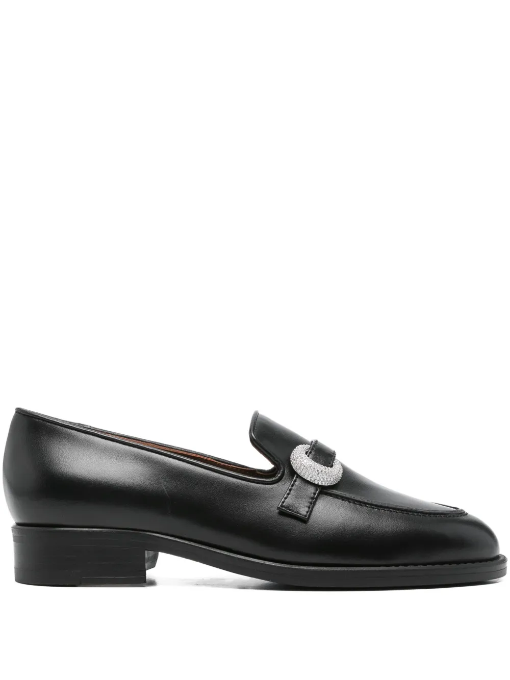 Кожаные лоферы Giuseppe Zanotti, черный