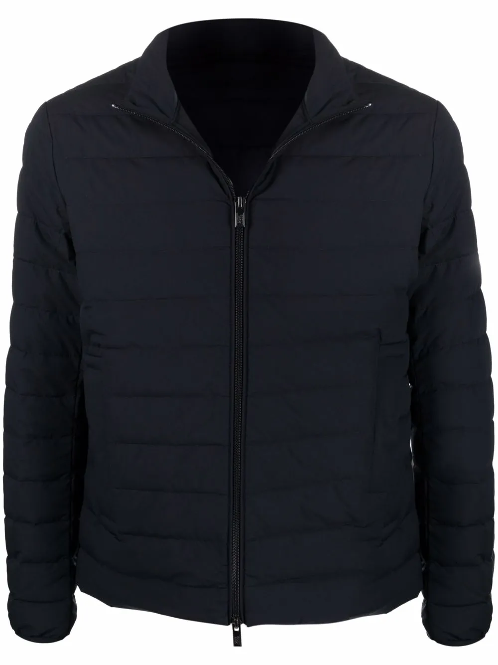 

Пуховик с нашивкой-логотипом EMPORIO ARMANI, синий