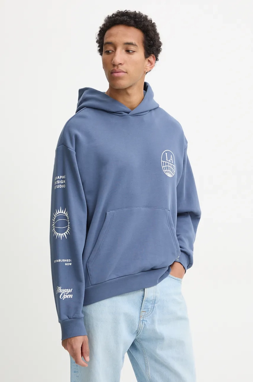 

Хлопковая толстовка adidas Originals, синий