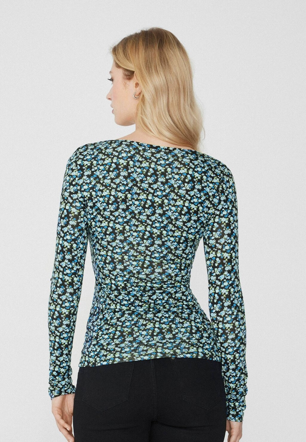 

Топ с длинными рукавами Tezenis, цвет Mottled Blue