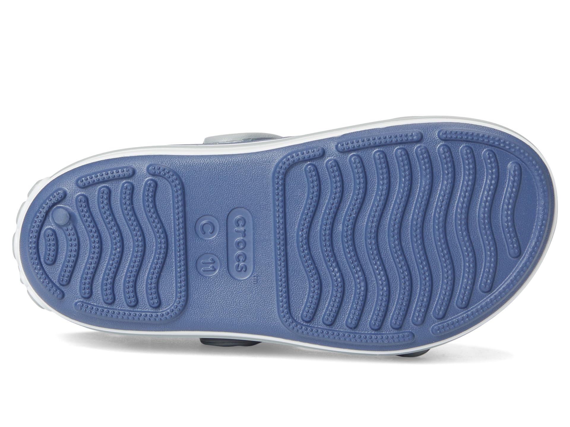 Сандалии Crocs Kids Crocband Cruiser Sandal, Bijou Blue/Light Grey — фото 3