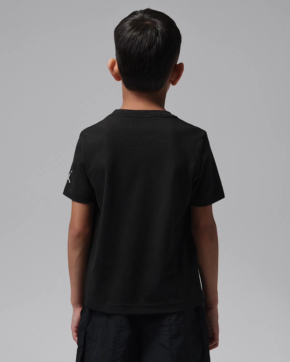 Детская футболка Jordan Super Splash Little Kids' Paint Spill Jumpman, Black — фото 2