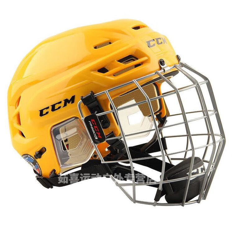 

He Jiagong Хоккейный шлем Ice Hockey Helmet, H Yellow XL, обхват головы 60-64 см