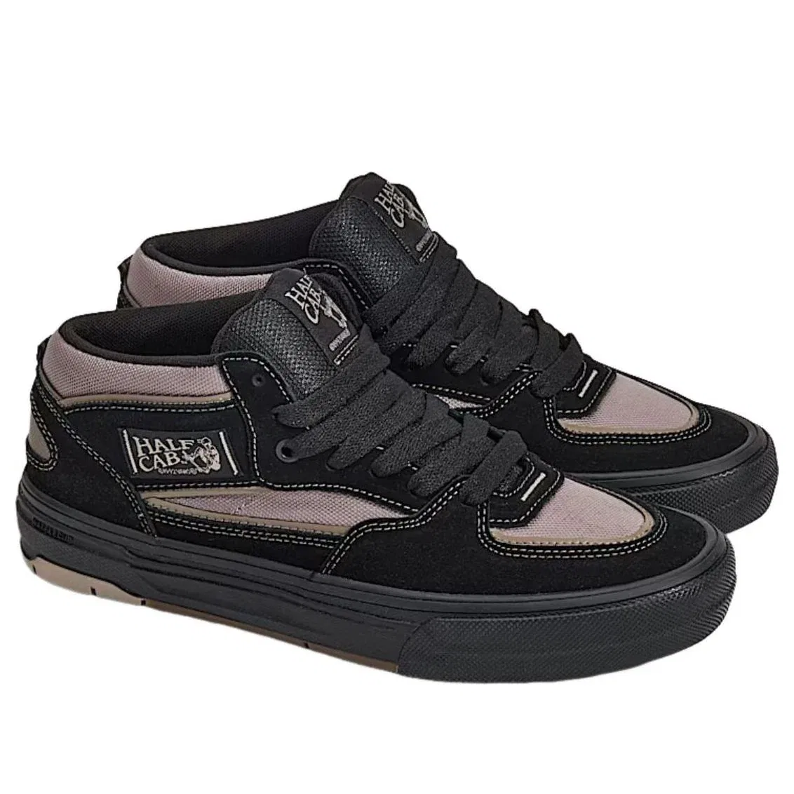 Кеды Vans Skate Half Cab Wafflecup 'Black Peyote Beige' VN000D9ZOUK, черный — фото 2