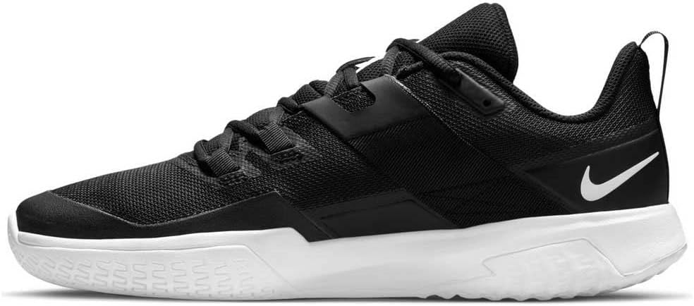 Мужские теннисные кроссовки Nike для игры на хард-корте, Black White — фото 4