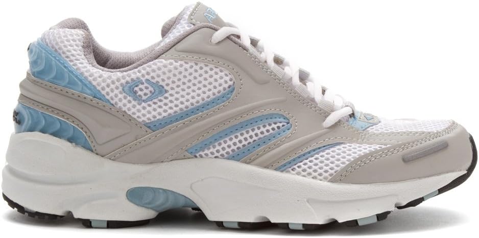Кроссовки Apex Men's Women's Stealth Runner серебристо-синие Aetrex — фото 2