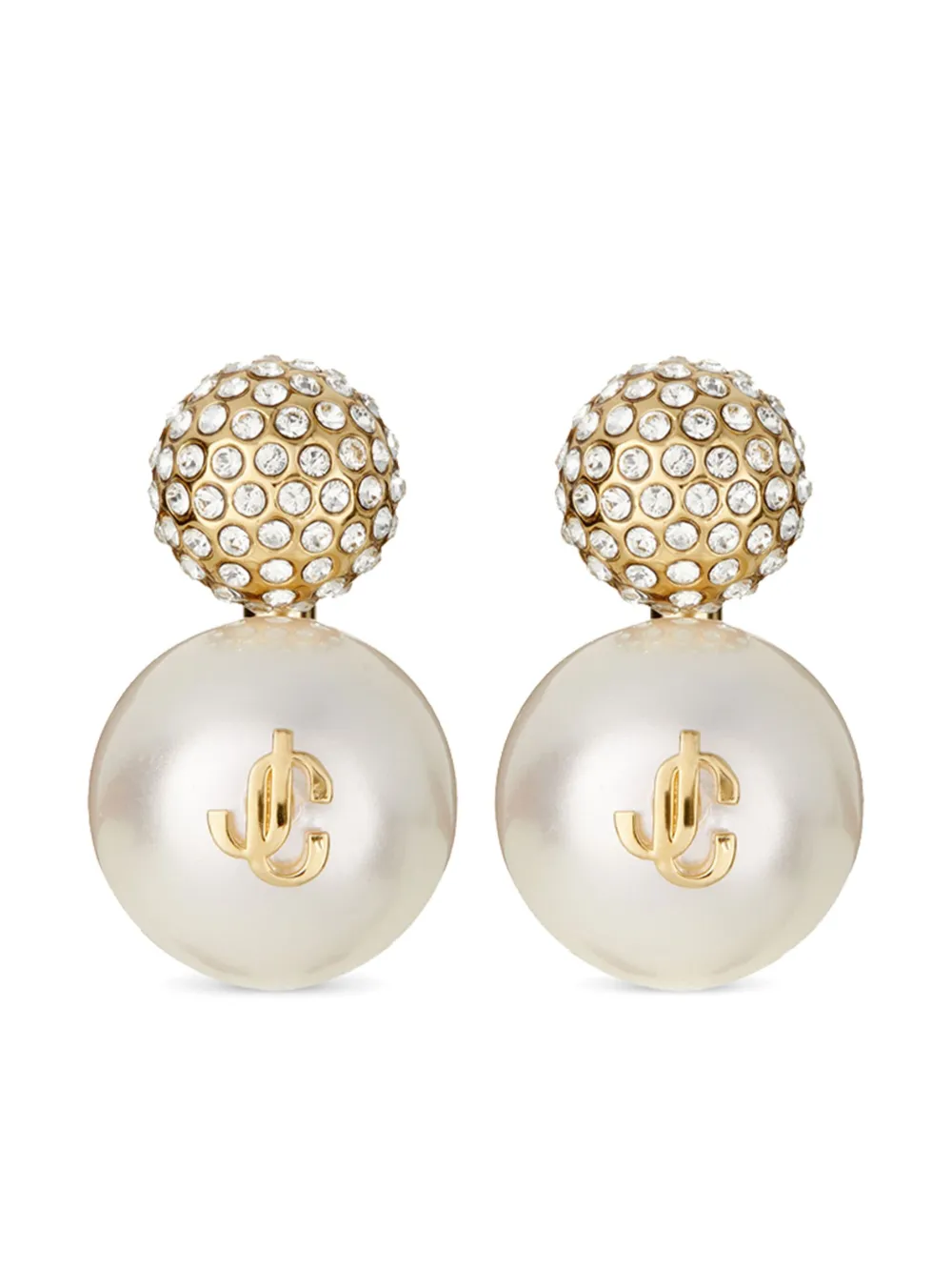 

Серьга Auri с кристаллами JIMMY CHOO, золотой